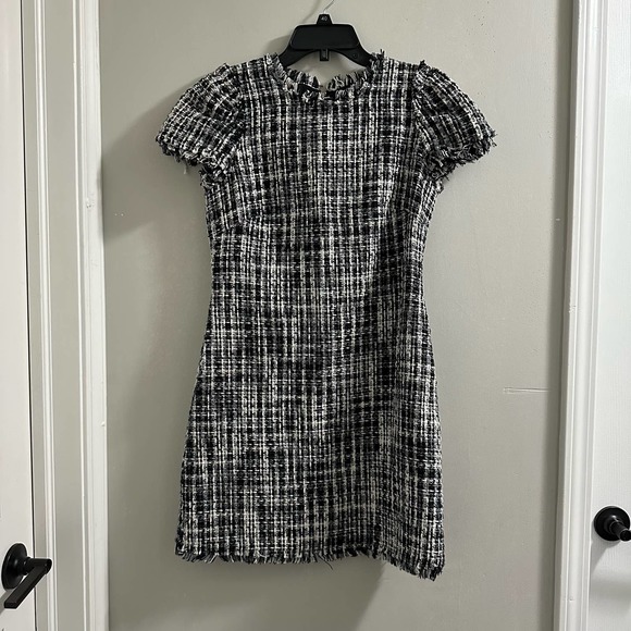 kate spade NY Women’s Flutter Sleeve Tweed Shift Dress, B… - Picture 2 of 10